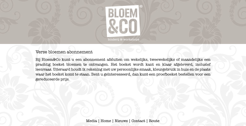 welkom bij Bloem & Co