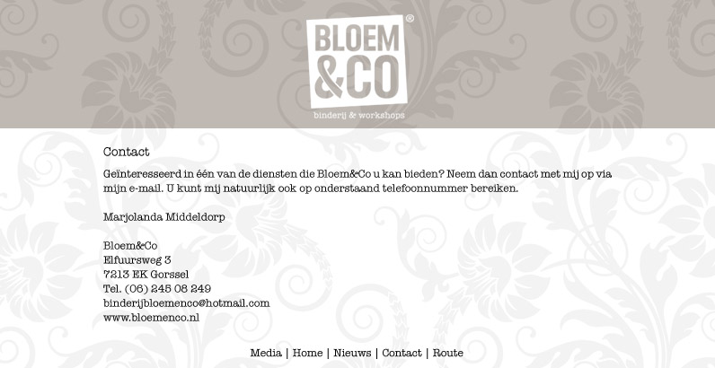 welkom bij Bloem & Co
